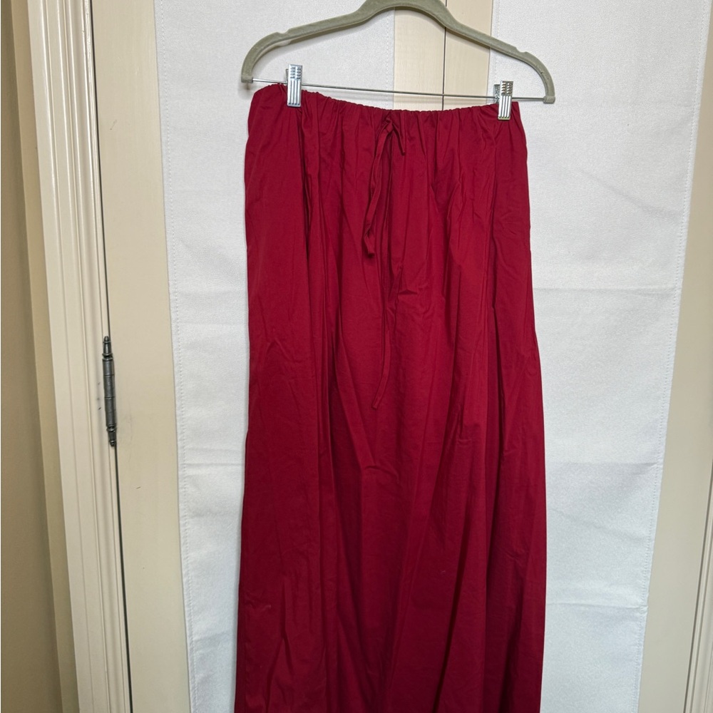 Peppermayo Burgundy Maxi Skirt - Picture 5 of 7
